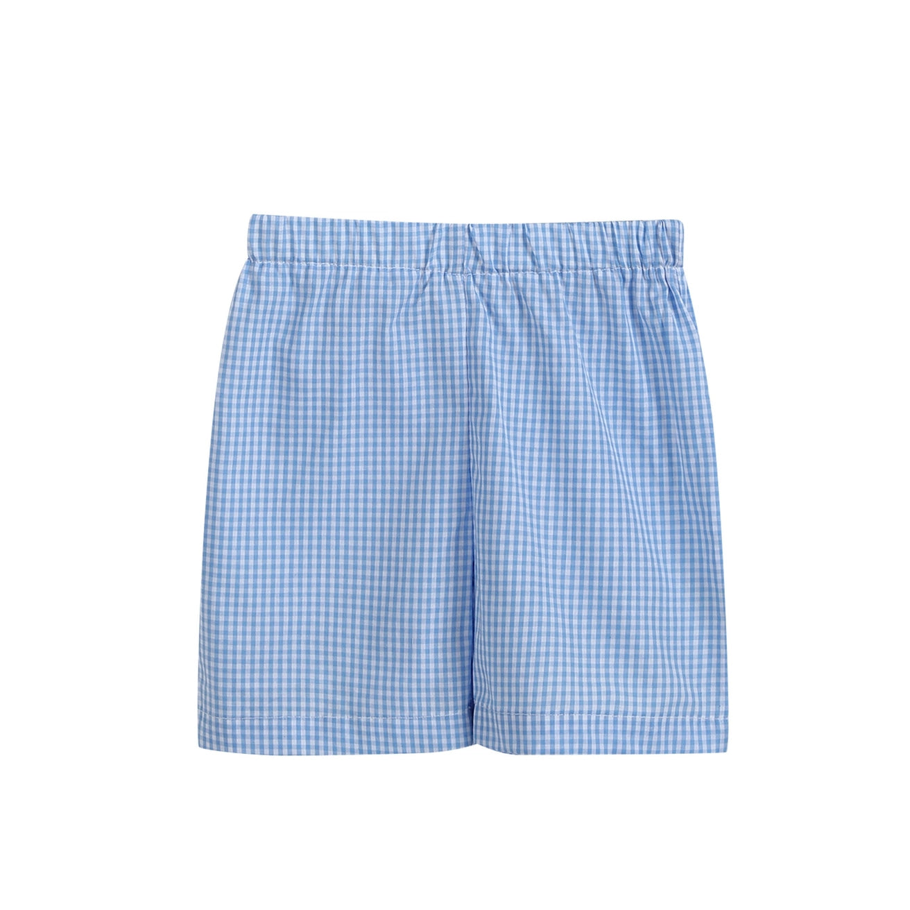 Blue Gingham Golf Short Set