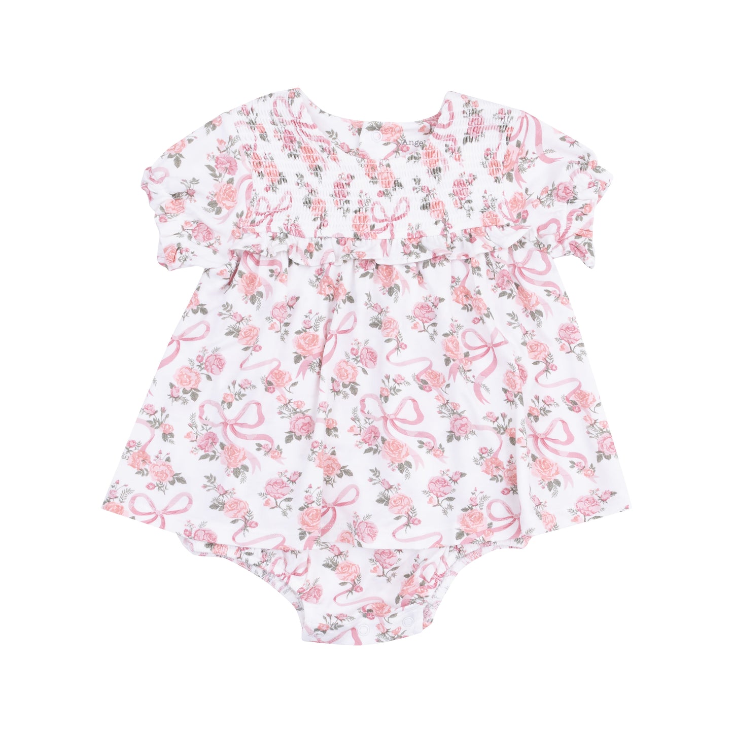Ribbons and Flowers Ruffle Bubble with Skirt