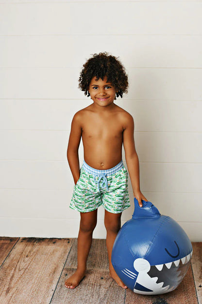 See You Later Gator UPF 50 Swim Trunks